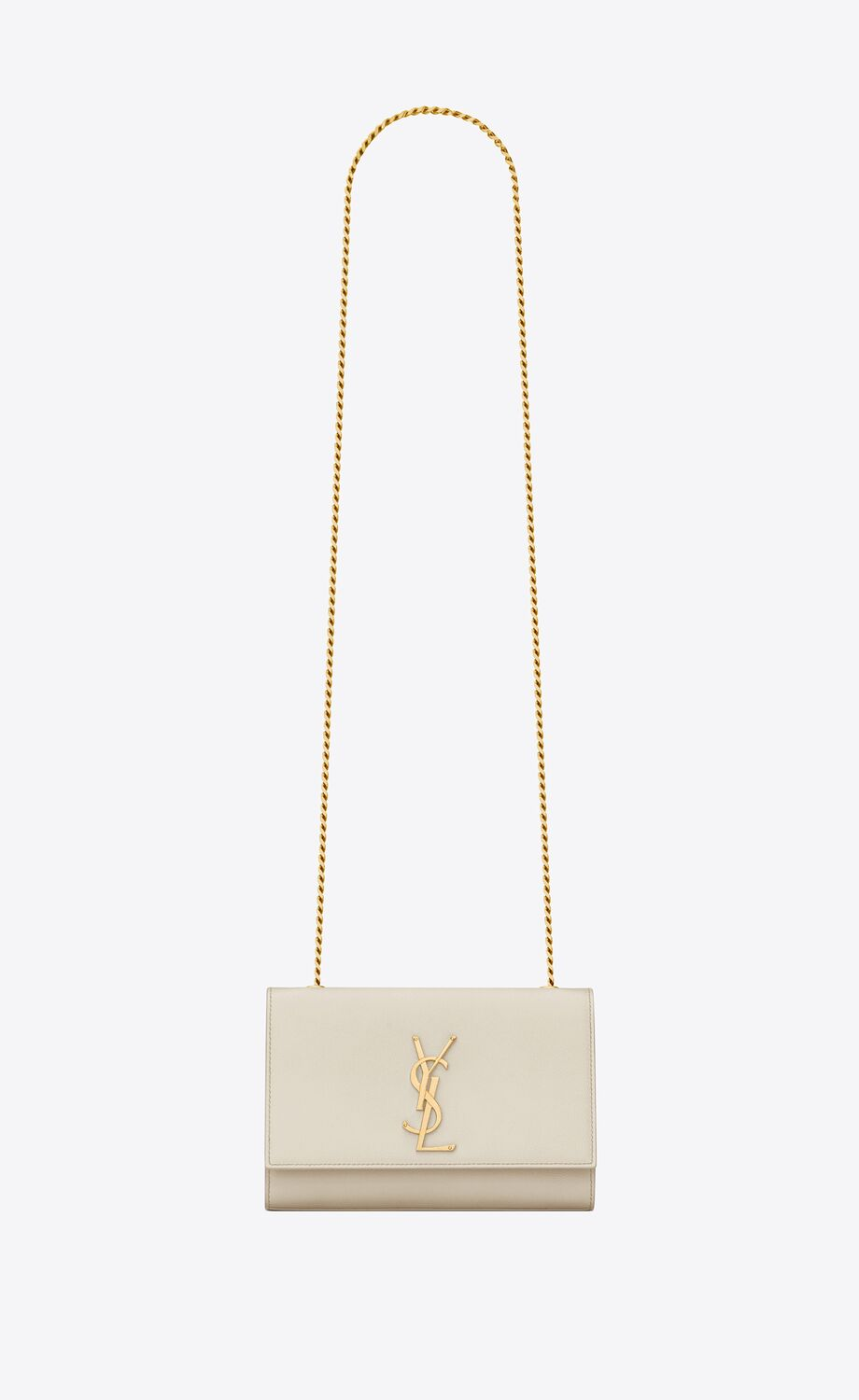 KATE SMALL CHAIN BAG IN GRAIN DE POUDRE EMBOSSED LEATHER